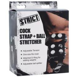 Strict Ballstretcher Cock Strap Noir
